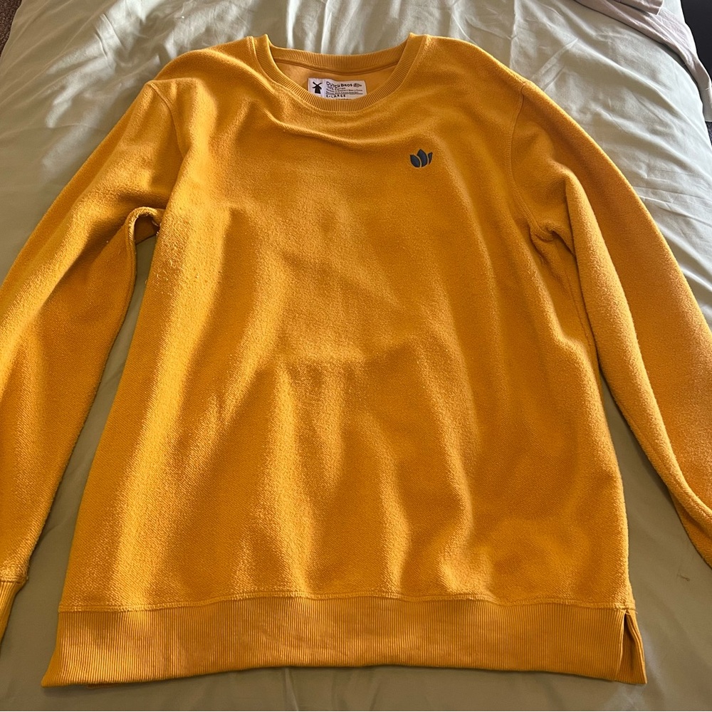 Yellow Dutch Bros Sweater
